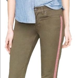 J Crew Fatigue olive Green Pants